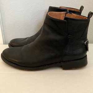 Franco Sarto black ankle boots